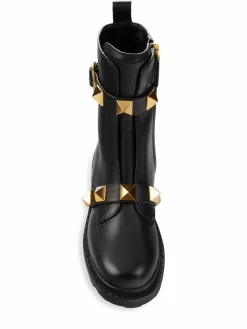 Valentino Garavani Rockstud Leather Boots