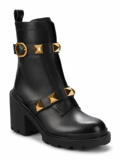 Valentino Garavani Rockstud Leather Platform Boots