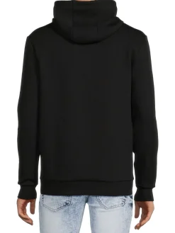 Bertigo Activewear|Roger Skull Rhinestone Pullover Hoodie Black