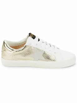 Vintage Havana Ronita Snake-Embossed Leather Sneakers