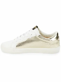 Vintage Havana Ronita Snake-Embossed Leather Sneakers