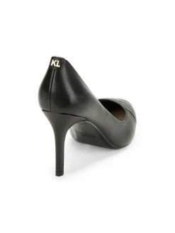 Karl Lagerfeld Paris Roulle Leather Point-Toe Pumps