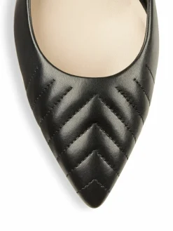 Karl Lagerfeld Paris Roulle Leather Point-Toe Pumps