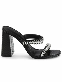 Karl Lagerfeld Paris Rudie Embellished Sandals