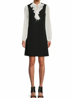 Women Tommy Hilfiger Ruffle Mini A Line Dress