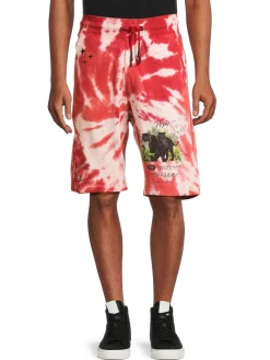 Prps Shorts|Rumen Tie Dye Shorts Red