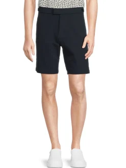 Greyson Shorts|Rumson Solid Shorts Navy