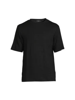 Theory Linen|Ryder Crewneck Tee