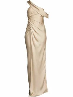 Women Jonathan Simkhai Sahar One Shoulder Satin Column Gown