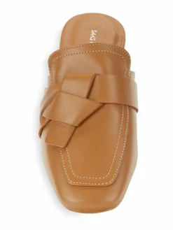 Saks Fifth Avenue Sally Knot Flat Mules