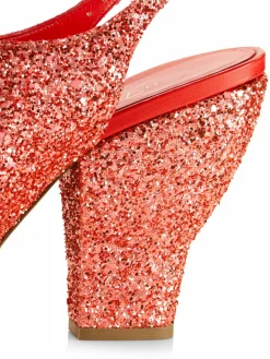 3.1 Phillip Lim Salma Glitter Platform Sandals