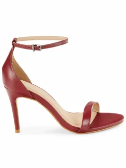 Saks Fifth Avenue Sammiy Leather Heel Sandals