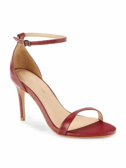 Saks Fifth Avenue Sammiy Leather Heel Sandals