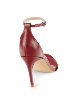 Saks Fifth Avenue Sammiy Leather Heel Sandals