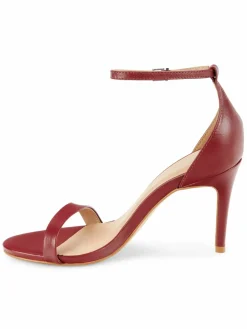 Saks Fifth Avenue Sammiy Leather Heel Sandals