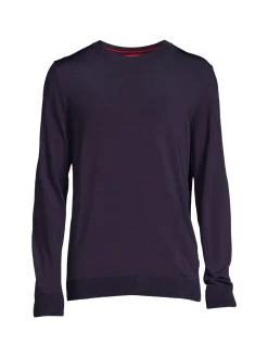 HUGO Sweaters|San Cesar V Crewneck Sweater Purple