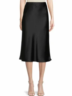 Women Renee C. Satin Midi Skirt