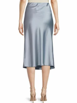 Women Renee C. Satin Midi Skirt