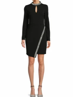 Women Guess Scuba Crepe Sheath Dress