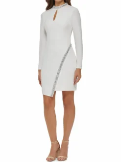 Women Guess Scuba Crepe Sheath Dress
