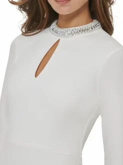 Women Guess Scuba Crepe Sheath Dress
