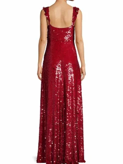 Women Valentino Sequin Silk Gown