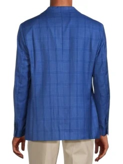 TailorByrd Blazers & Sportcoats|Shadow Plaid Sportcoat Royal