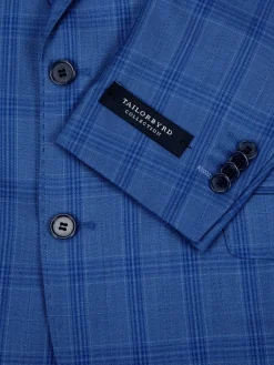 TailorByrd Blazers & Sportcoats|Shadow Plaid Sportcoat Royal