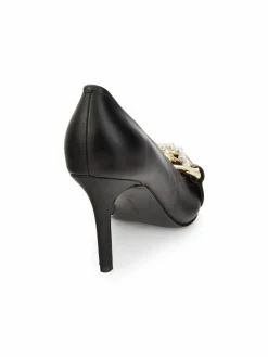 Karl Lagerfeld Paris Shea Curb Link Leather Pumps