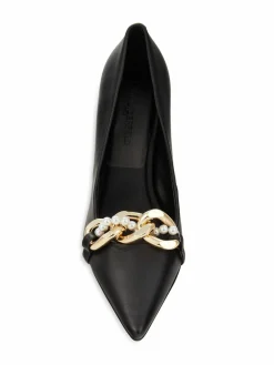 Karl Lagerfeld Paris Shea Curb Link Leather Pumps