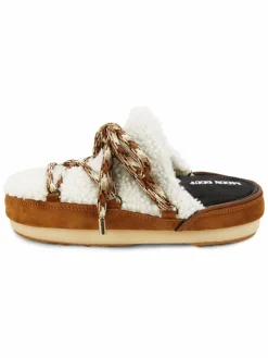 Moon Boot Shearling Platform Mules