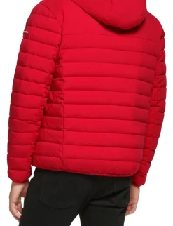 Calvin Klein Coats & Jackets|Sherpa Lined Hooded Puffer Jacket