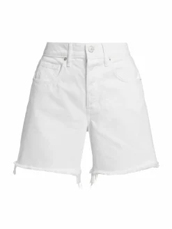 Women Veronica Beard Shiloh Mid Length Denim Shorts