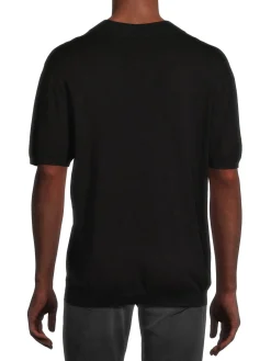 TRUTH BY REPUBLIC Sweaters|Short Sleeve Mock Neck Sweater Black