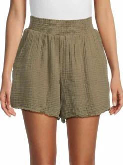 Women Michael Stars Sia Textured Shorts