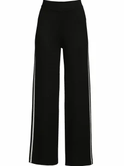 Women Saks Fifth Avenue Side Tape Wide Leg Pants