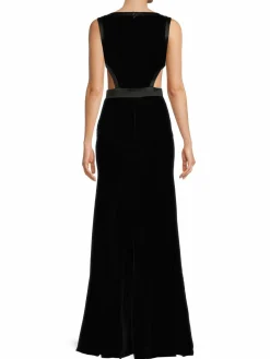 Women Alexander McQueen Silk Cutout Trumpet Gown