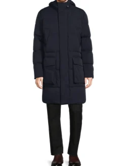 Reiss Coats & Jackets|Skye Longline Down Jacket Navy