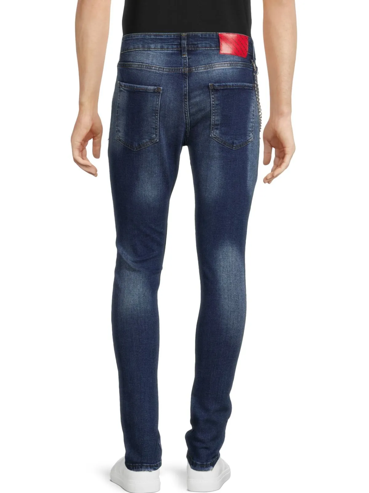 Elie Balleh Jeans|Slim Fit Distressed Jeans Indigo