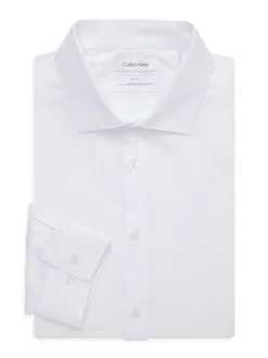 Calvin Klein Dress Shirts|Slim Fit Dress Shirt White