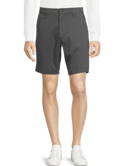 Slate & Stone Shorts|Slim Fit Flat Front Shorts Slate