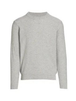 Saks Fifth Avenue Sweaters|Slim Fit Nep Crewneck Sweater Gull