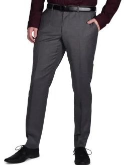 Original Penguin Pants|Slim Fit Wool Blend Dress Pants Grey