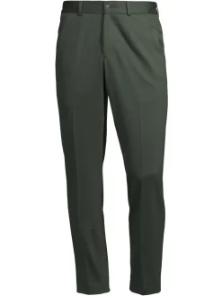 Jack Victor Pants|Slim-Fit Wool Blend Pants Olive