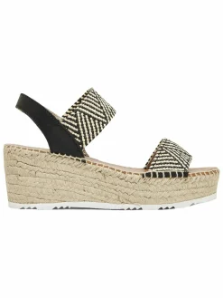 Andre Assous Slingback Espadrille Platform Wedge Sandals