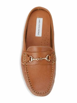 Saks Fifth Avenue Slip-On Leather Loafer Mules