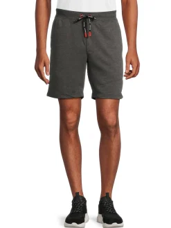 Spyder Shorts|Slubbed Drawstring Sweatshorts Charcoal
