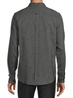 Ben Sherman Casual Button-Down Shirts|Slubbed Twill Shirt