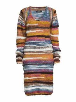 Women CAARA Sobol 2-Piece Stripe Wool Blend Sweater Dress