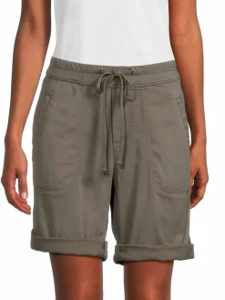 Women James Perse Soft Drape Utility Drawstring Shorts